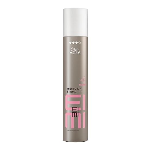 Wella Professionals EIMI Mistify Me Strong Fast Drying Hair Spray | 300 ml | Finishing Hairspray | Hair Setting | Styling Spray with UV | Heat Protection