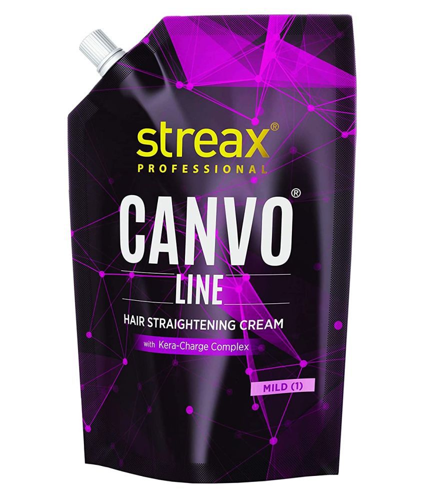 Streax Professional Canvoline Hair Straightening Cream Mild (500g)